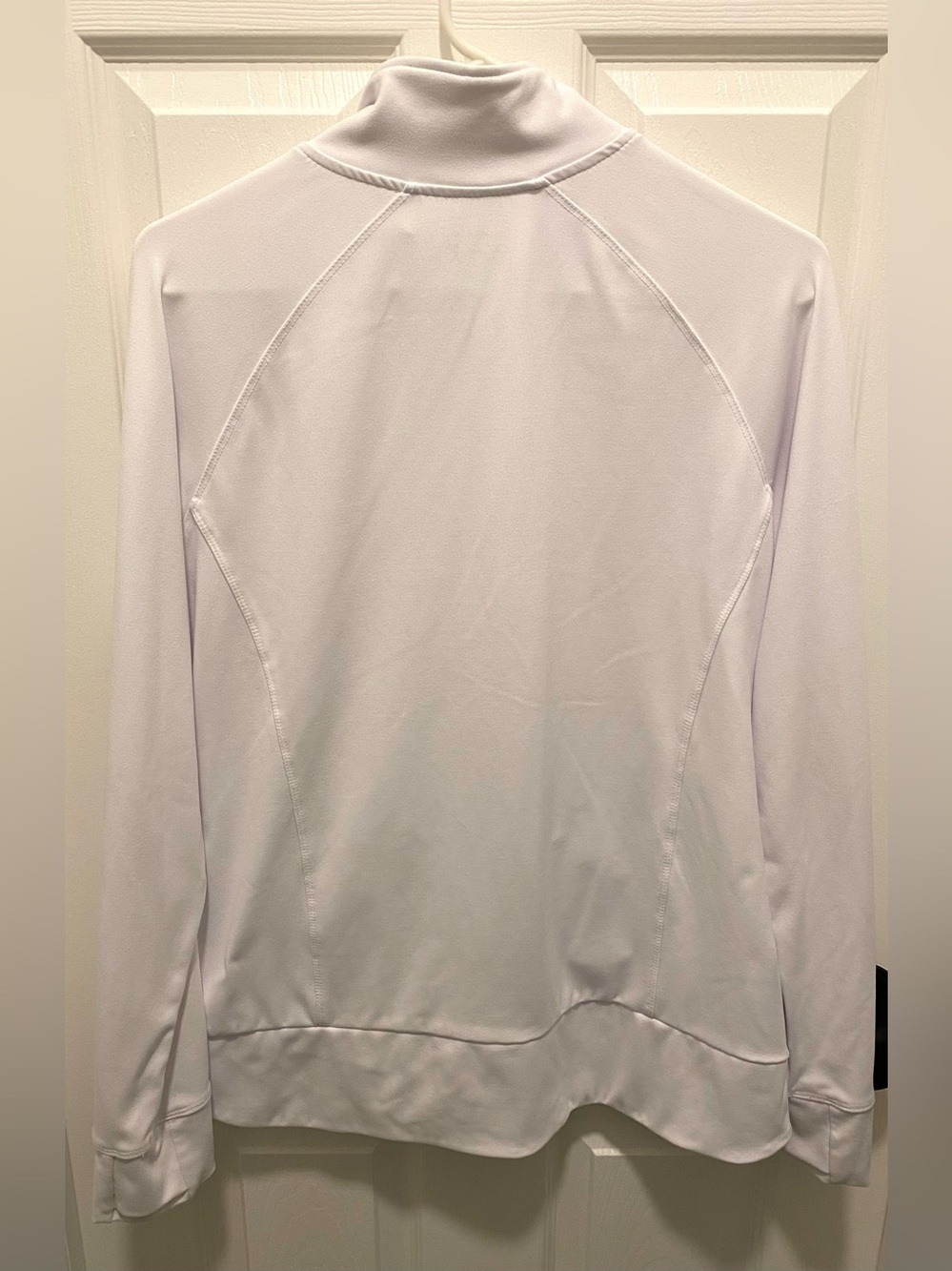 Jockey Zip-Up Active Women’s Jacket in White. - Picture 2 of 3
